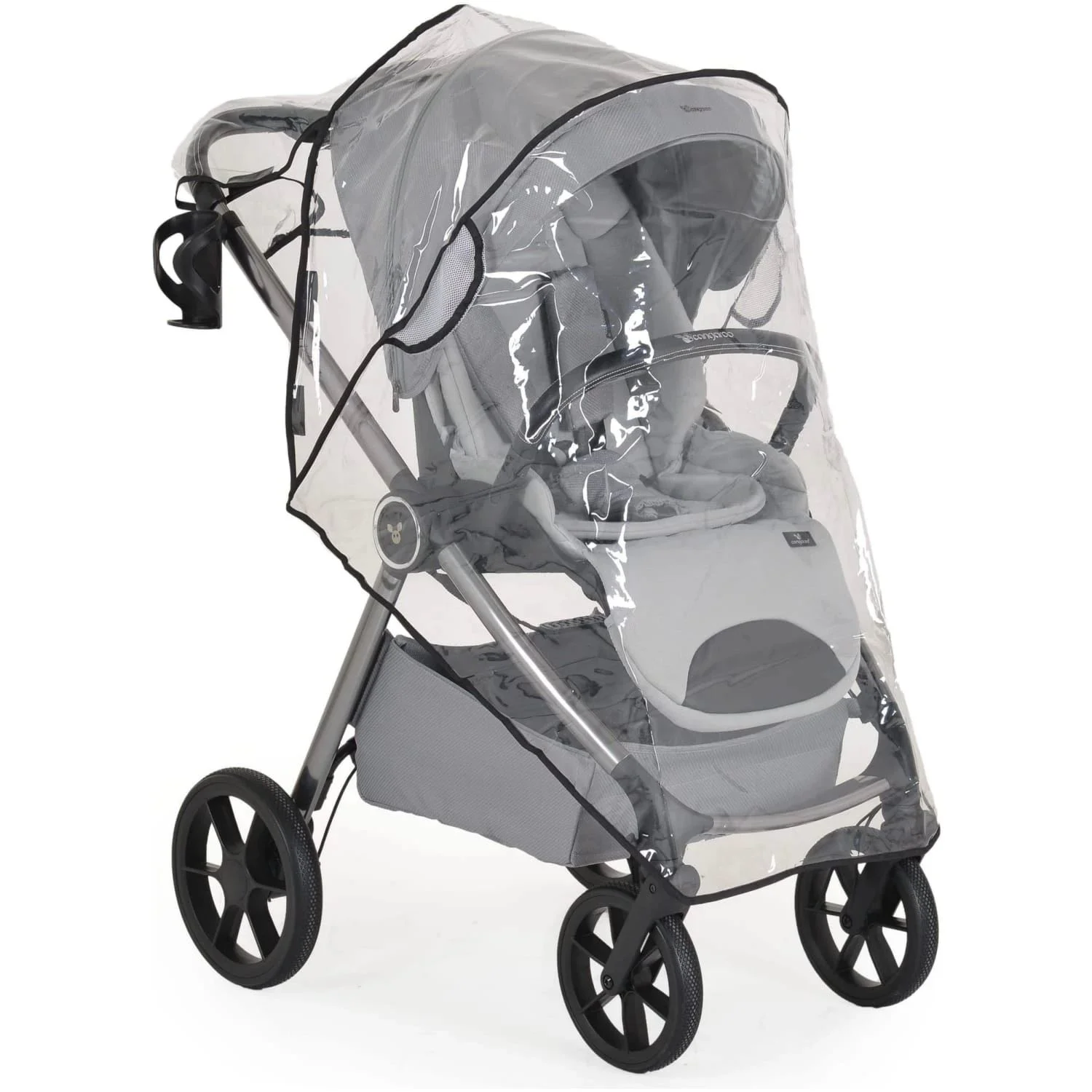 Carucior 3 in 1 Moni Unique Silver Cloud foto