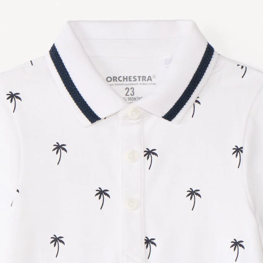 Orchestra Set 2 piese Palms - tricou polo si pantaloni scurti foto