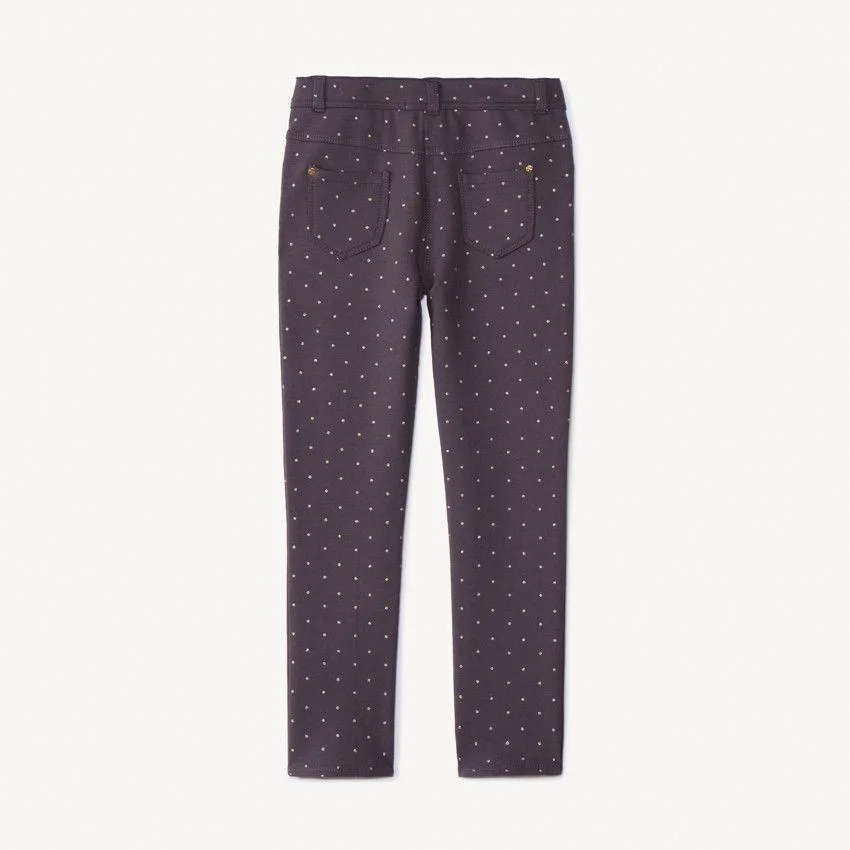 Orchestra Pantaloni skinny din molton cu buline Grey foto