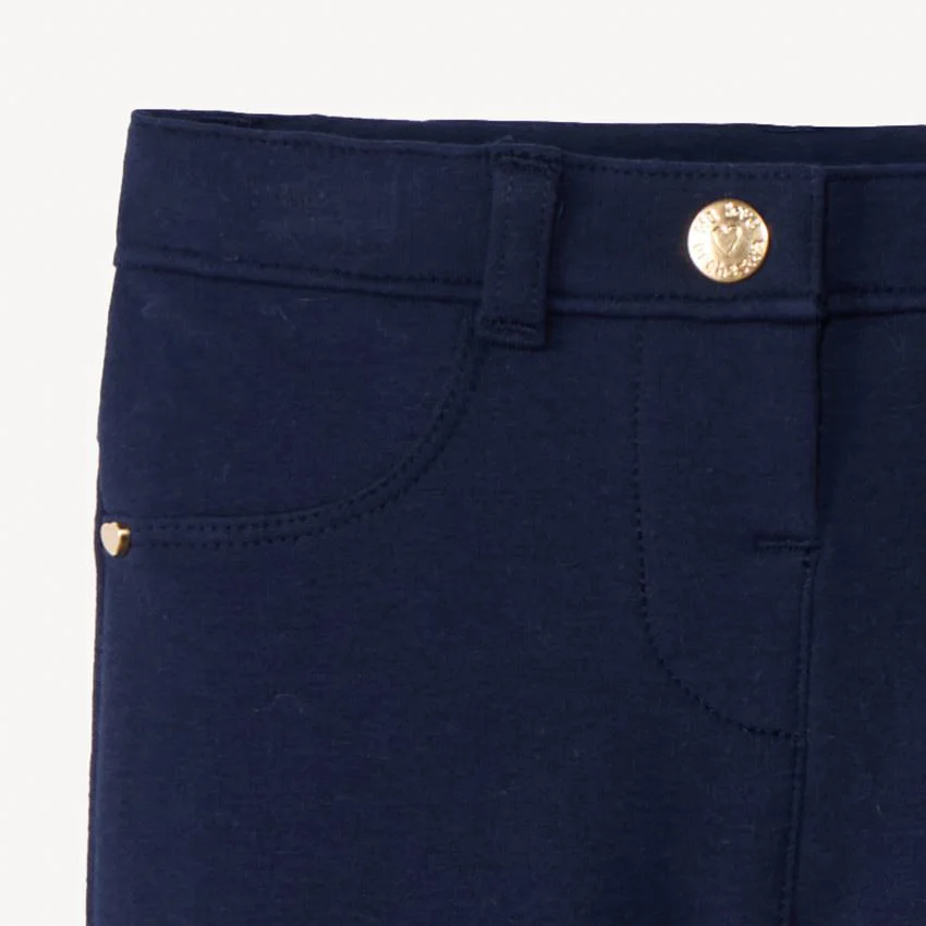 Orchestra Pantaloni slim din molton Navy foto