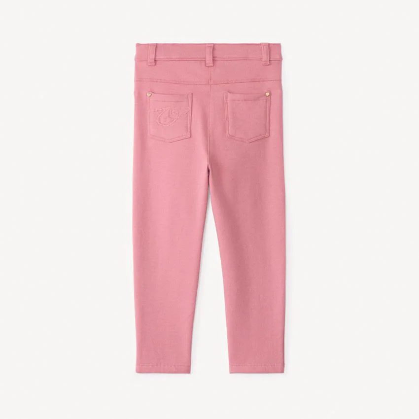 Orchestra Pantaloni slim din molton Pink foto