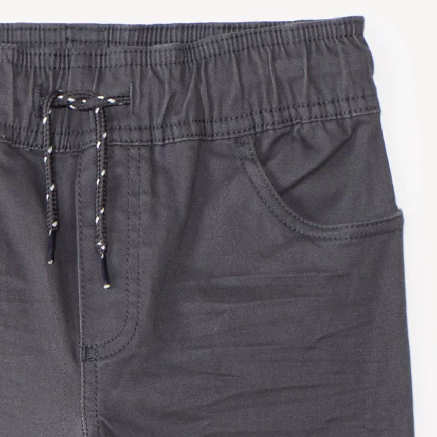 Orchestra Pantaloni tip jogger din twill Grey foto