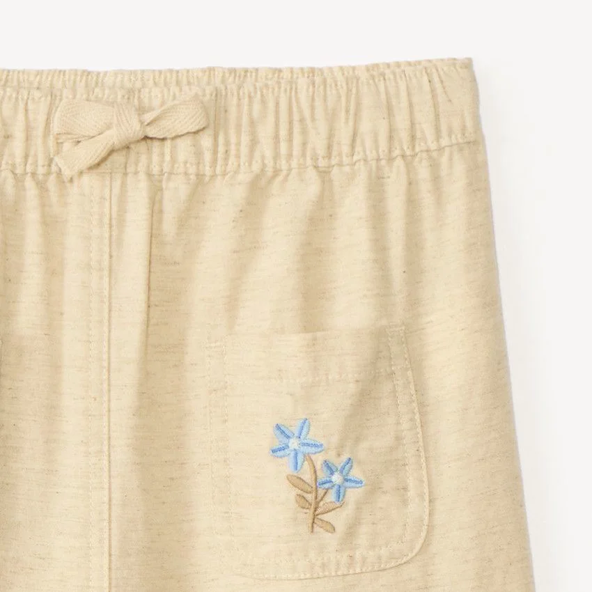 Orchestra Pantaloni largi cu broderie florala foto