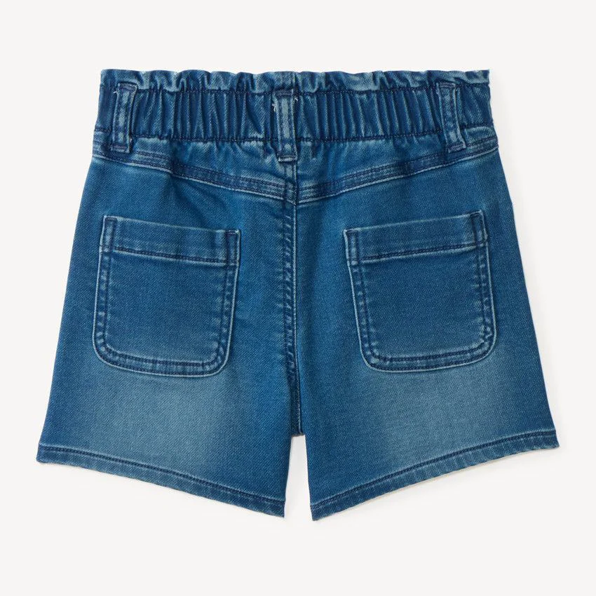Orchestra Pantaloni scurti din denim cu broderie florala foto