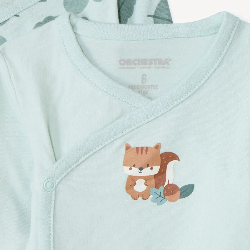 Orchestra Набор из 7 боди с длинным рукавом My Forest Friends foto