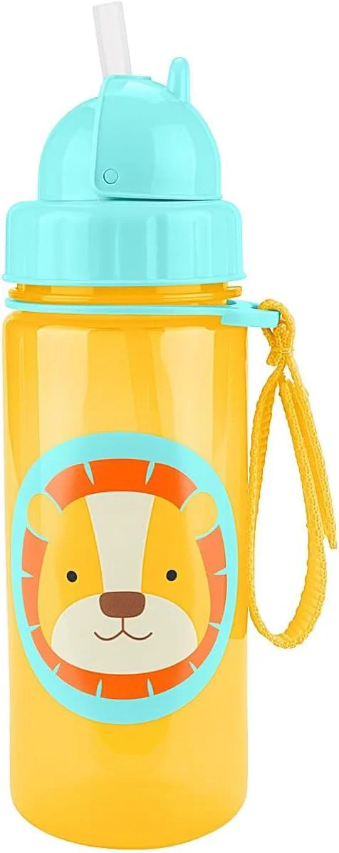 Бутылочка с трубочкой Skip Hop Zoo Lion foto