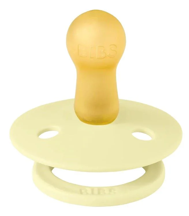 Suzeta rotunda din latex BIBS Colour Luna (0-6 luni) foto