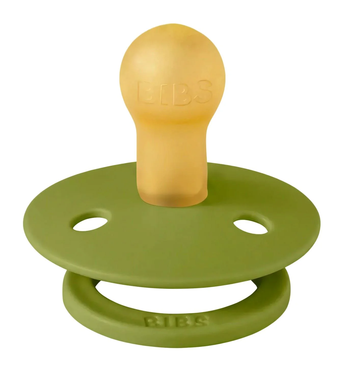 Suzeta rotunda din latex BIBS Colour Wasabi (0-6 luni) foto