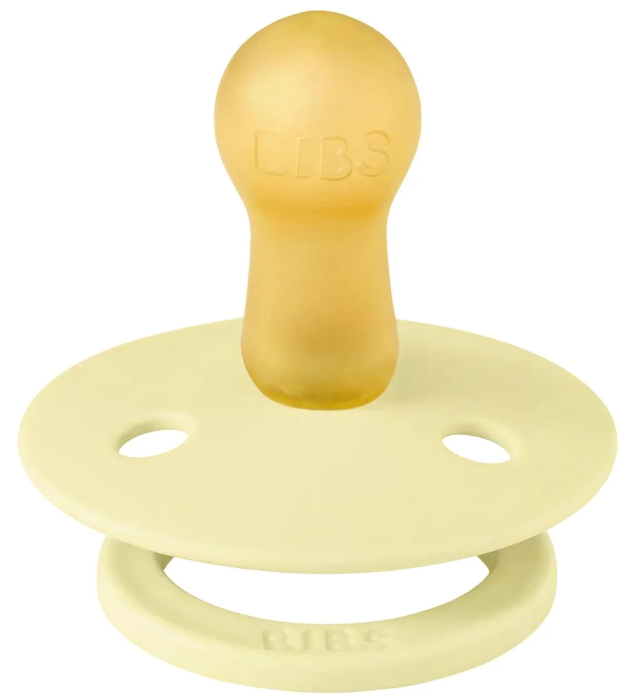 Suzeta rotunda din latex BIBS Studio Colour Polka dot Luna/Wasabi (0-6 luni) foto