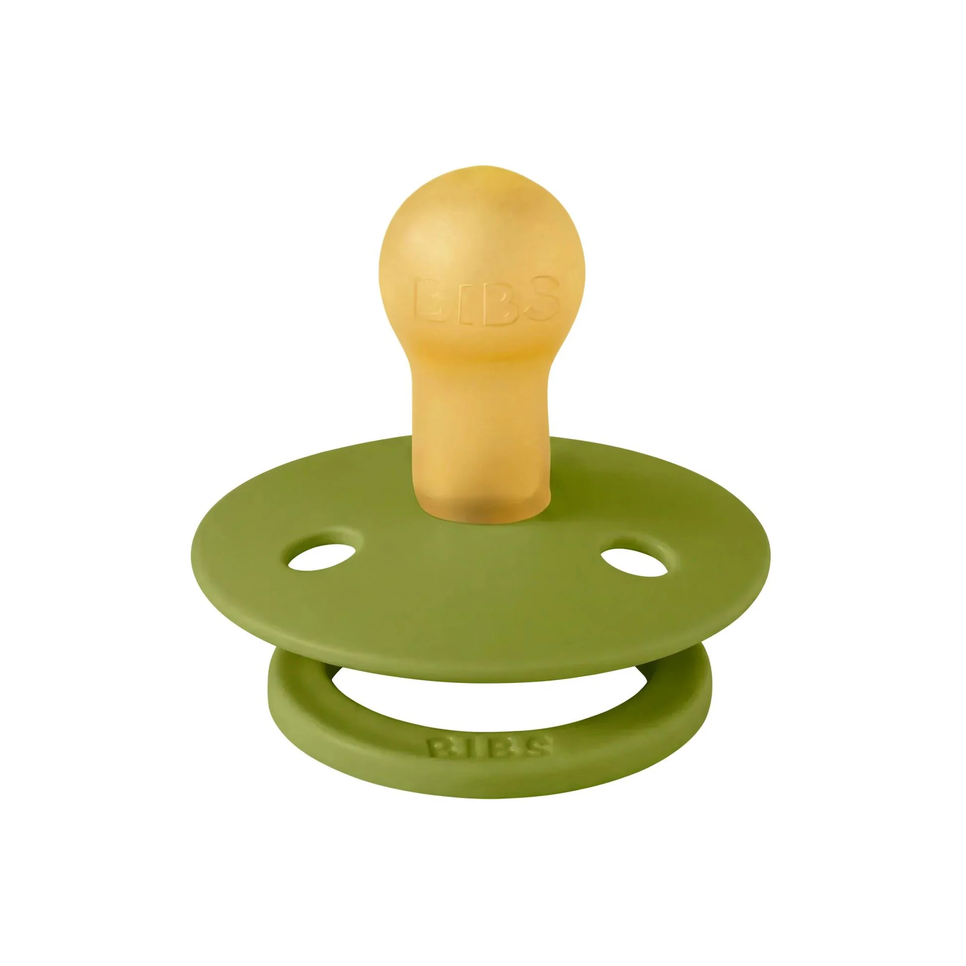Suzeta rotunda din latex BIBS Colour Wasabi (18-36 luni) foto