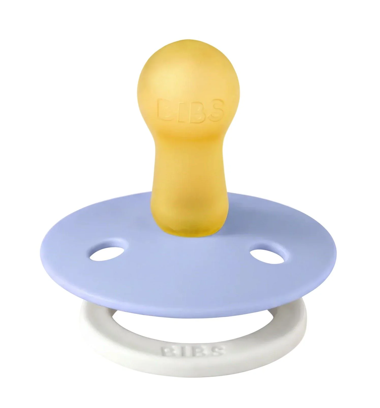 Suzeta rotunda fosforescenta din latex BIBS Colour Glow Hush (18-36 luni) foto