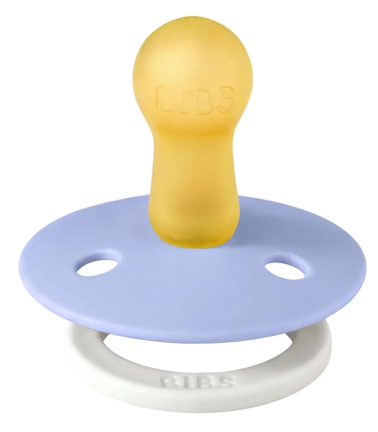 Suzeta rotunda fosforescenta din latex BIBS Colour Glow Hush (6-18 luni) foto