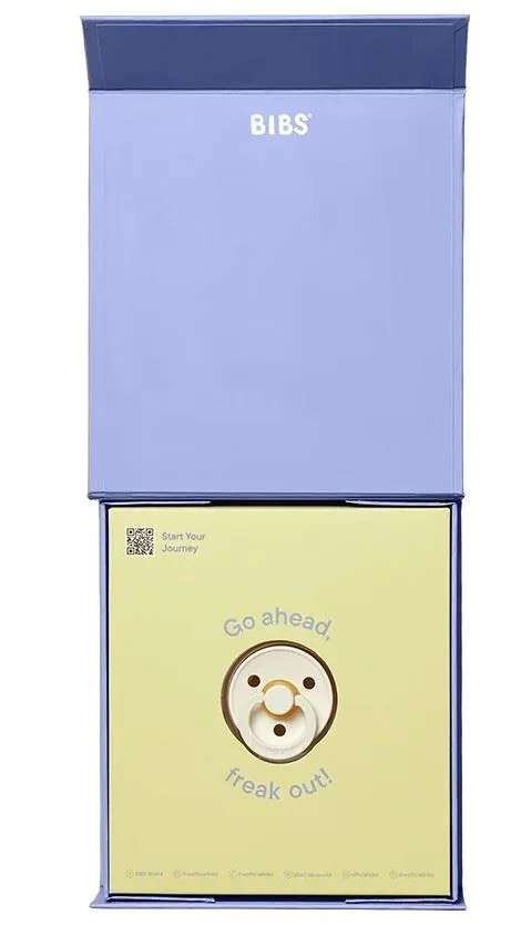 Набор-сюрприз с латексной пустышкой BIBS Baby on the Way Box (0–6 мес.) foto