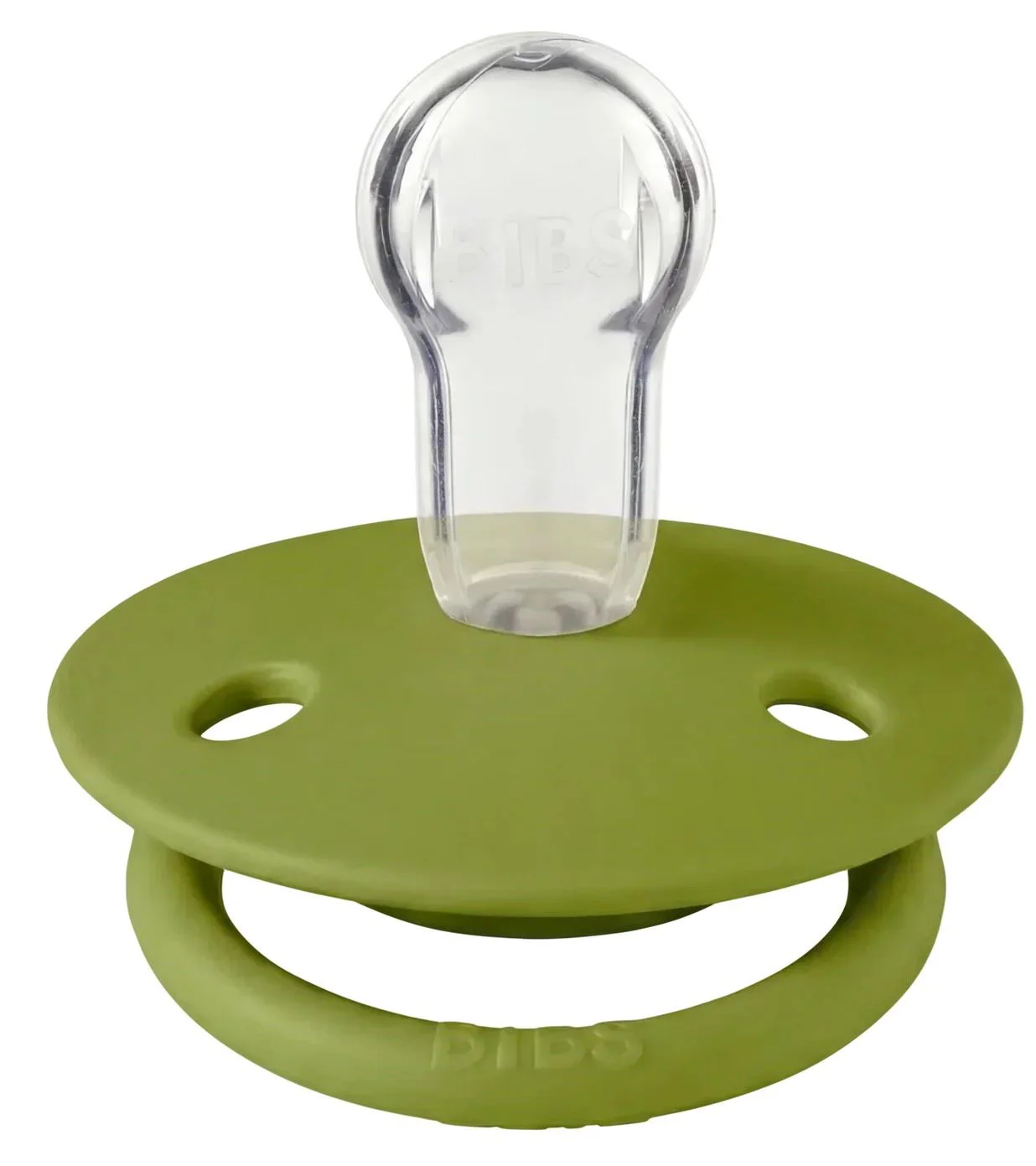 Suzeta rotunda din silicon BIBS De Lux Wasabi (0-36 luni) foto