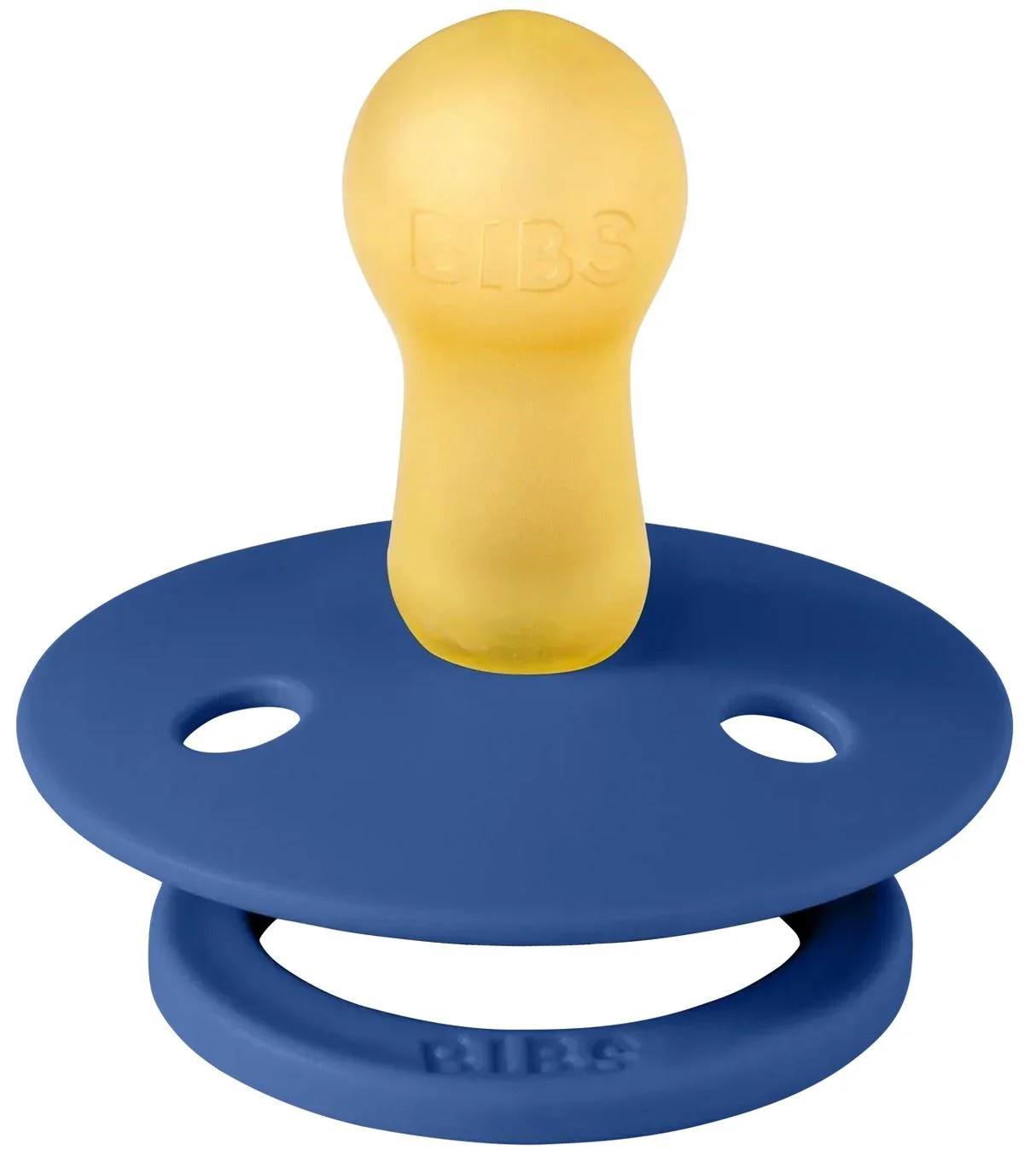 Suzeta rotunda din latex BIBS Studio Colour Polka dot Cornflower/Breeze (6-18 luni) foto