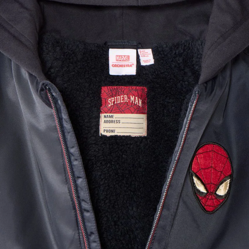 Orchestra Geaca teddy cu gluga Spider-Man foto