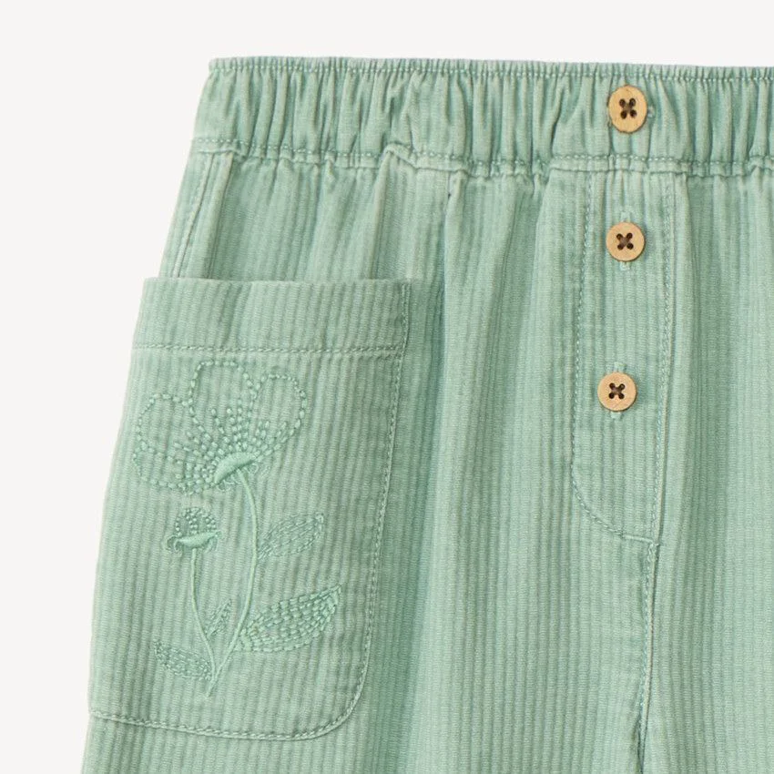 Orchestra Pantaloni lejeri cu broderie florala foto
