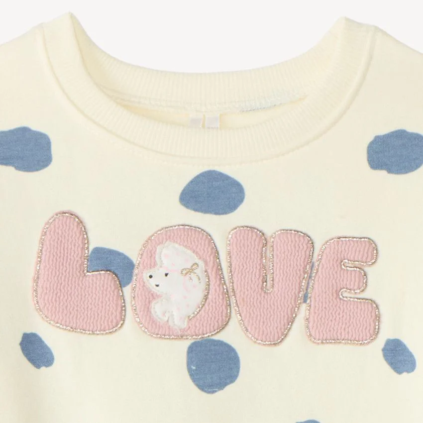 Orchestra Set 2 piese Love Poodle - hanorac si pantaloni de trening foto