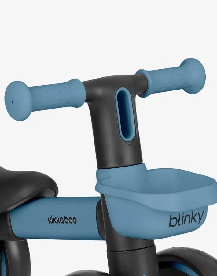 Bicicleta fara pedale KikkaBoo Ride-On Blinky Blue foto