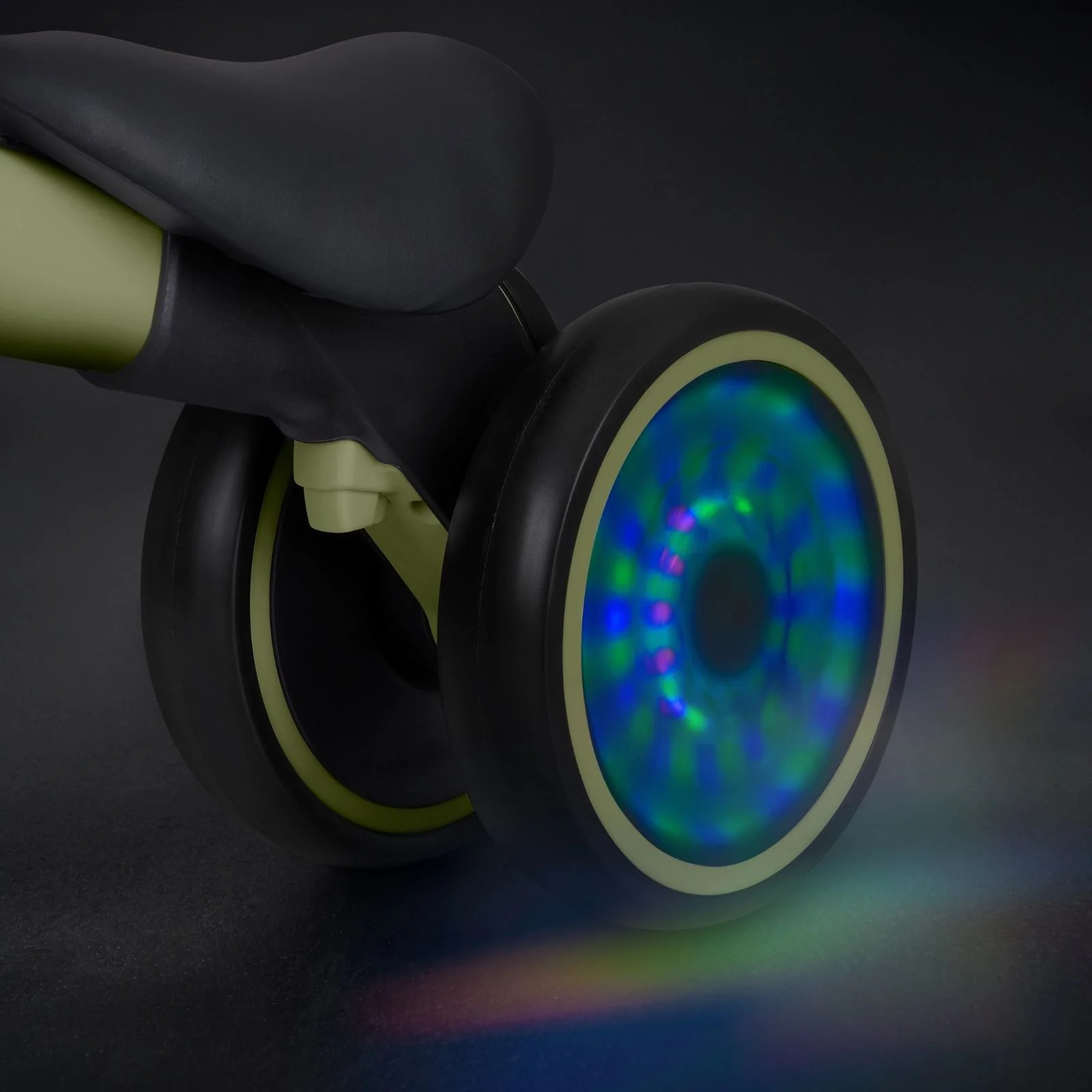 Bicicleta fara pedale KikkaBoo Ride-On Blinky Green foto