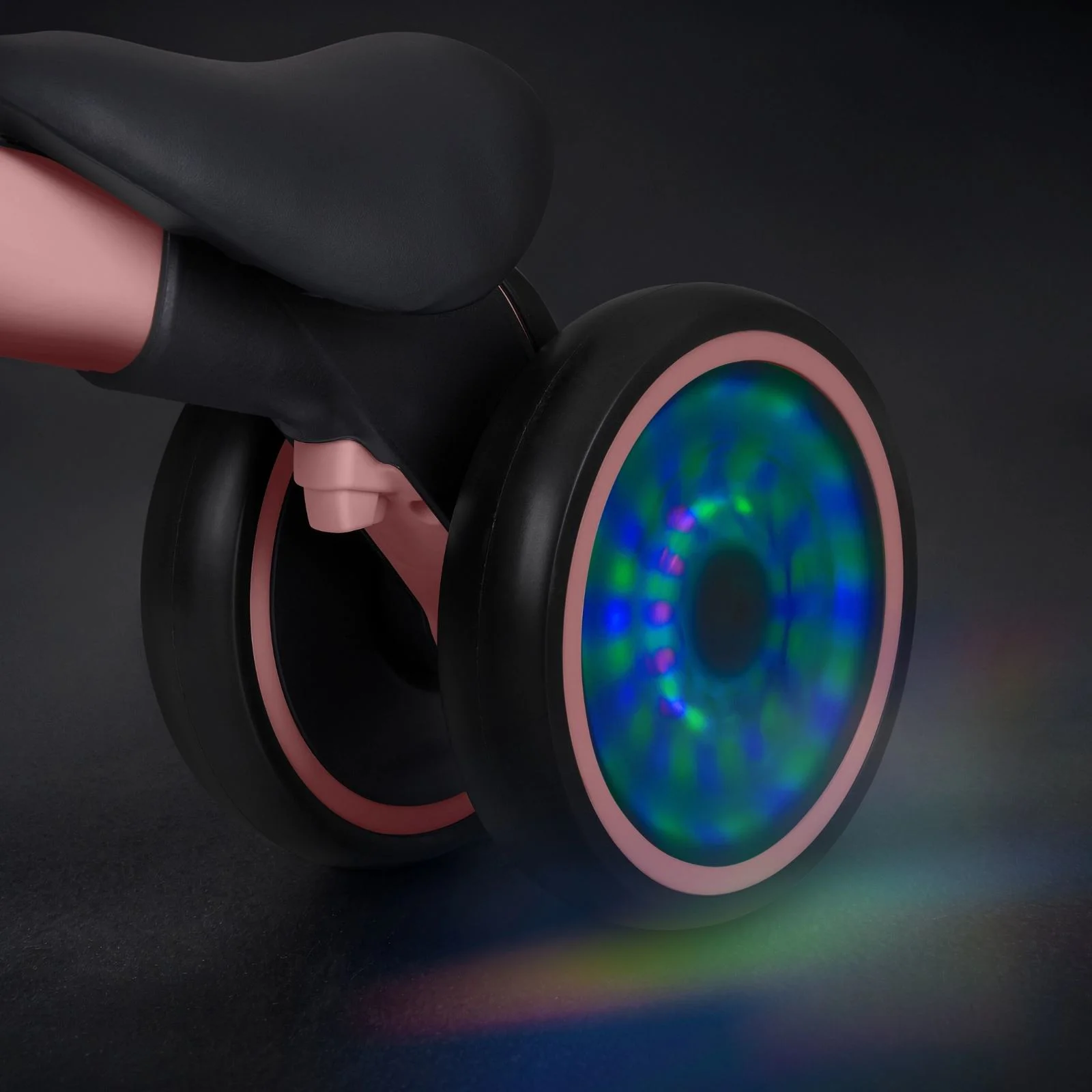 Bicicleta fara pedale KikkaBoo Ride-On Blinky Pink foto