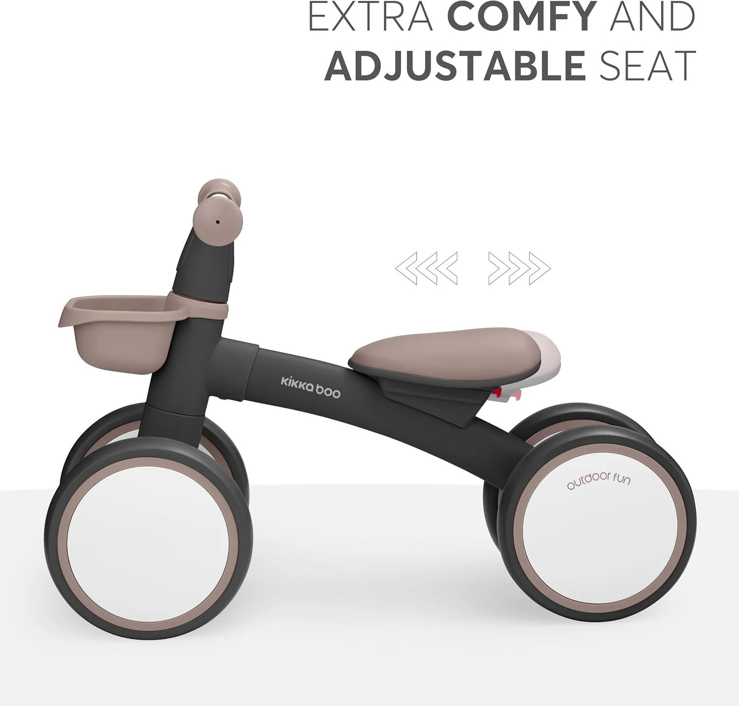 Беговел KikkaBoo Ride-On Zipi Black foto