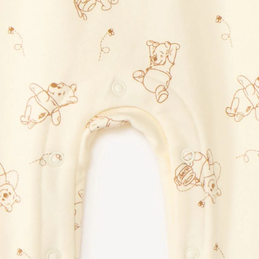 Orchestra Set 3 piese Winnie Pooh - pijama, body si caciulita foto