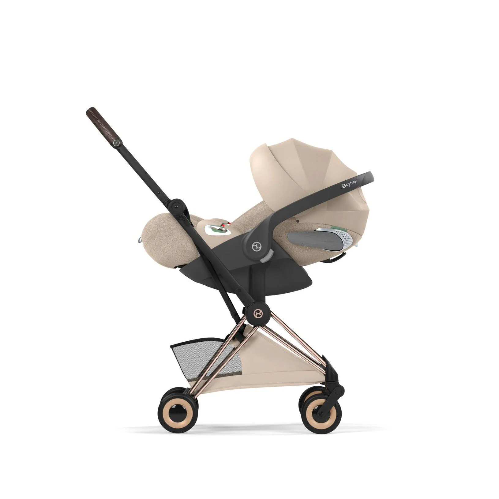 Carucior Cybex Coya Style Rosegold Cozy Beige 2026 foto