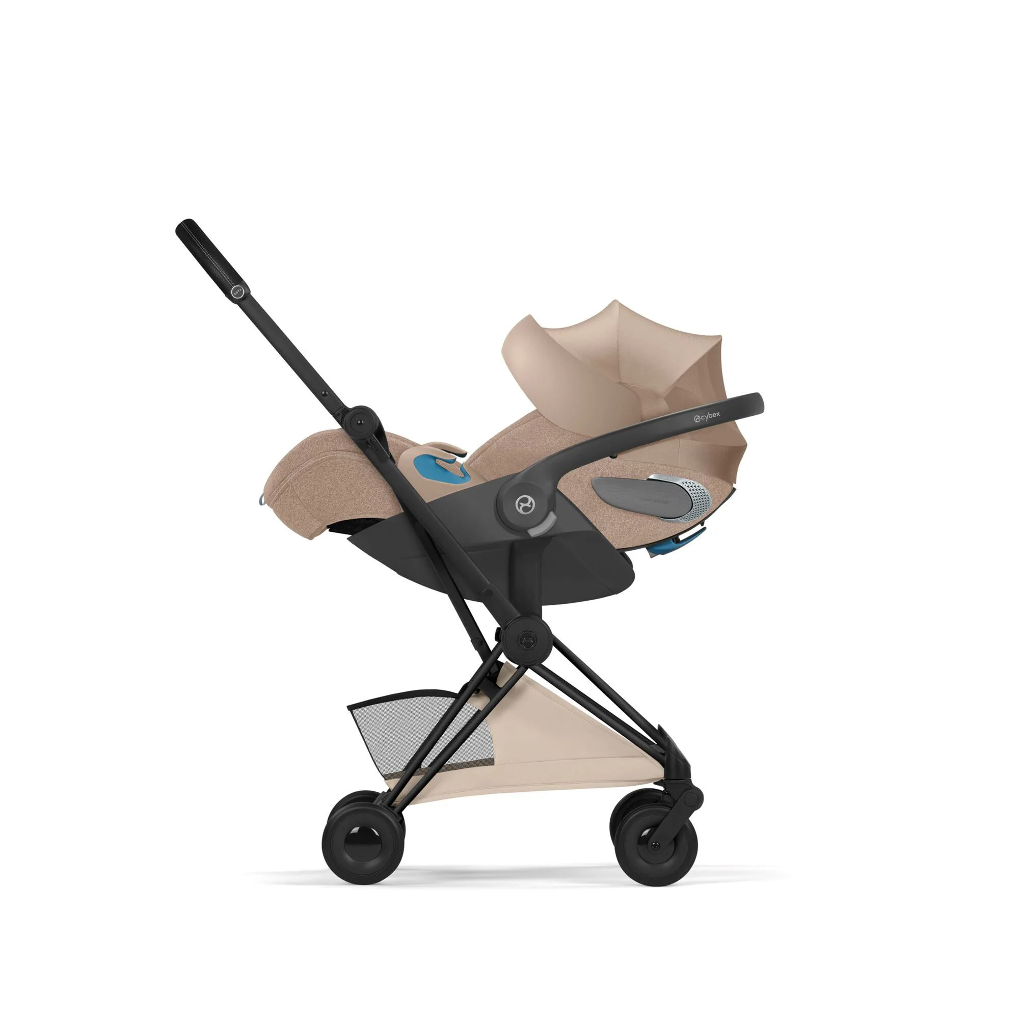 Коляска 2 в 1 Cybex Coya Matt Black Cozy Beige 2026 foto