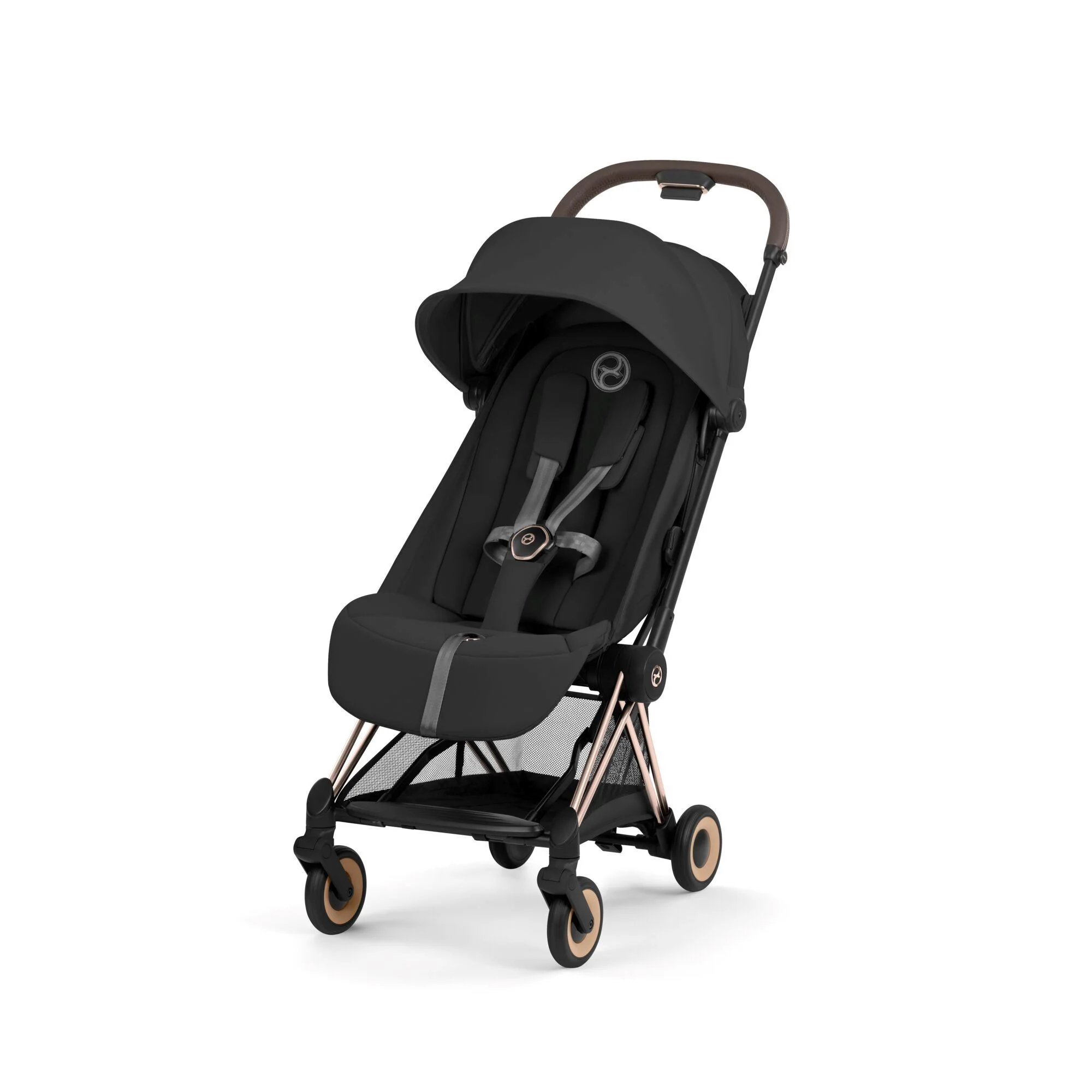 Коляска 2 в 1 Cybex Coya Rosegold Sepia Black 2026 foto