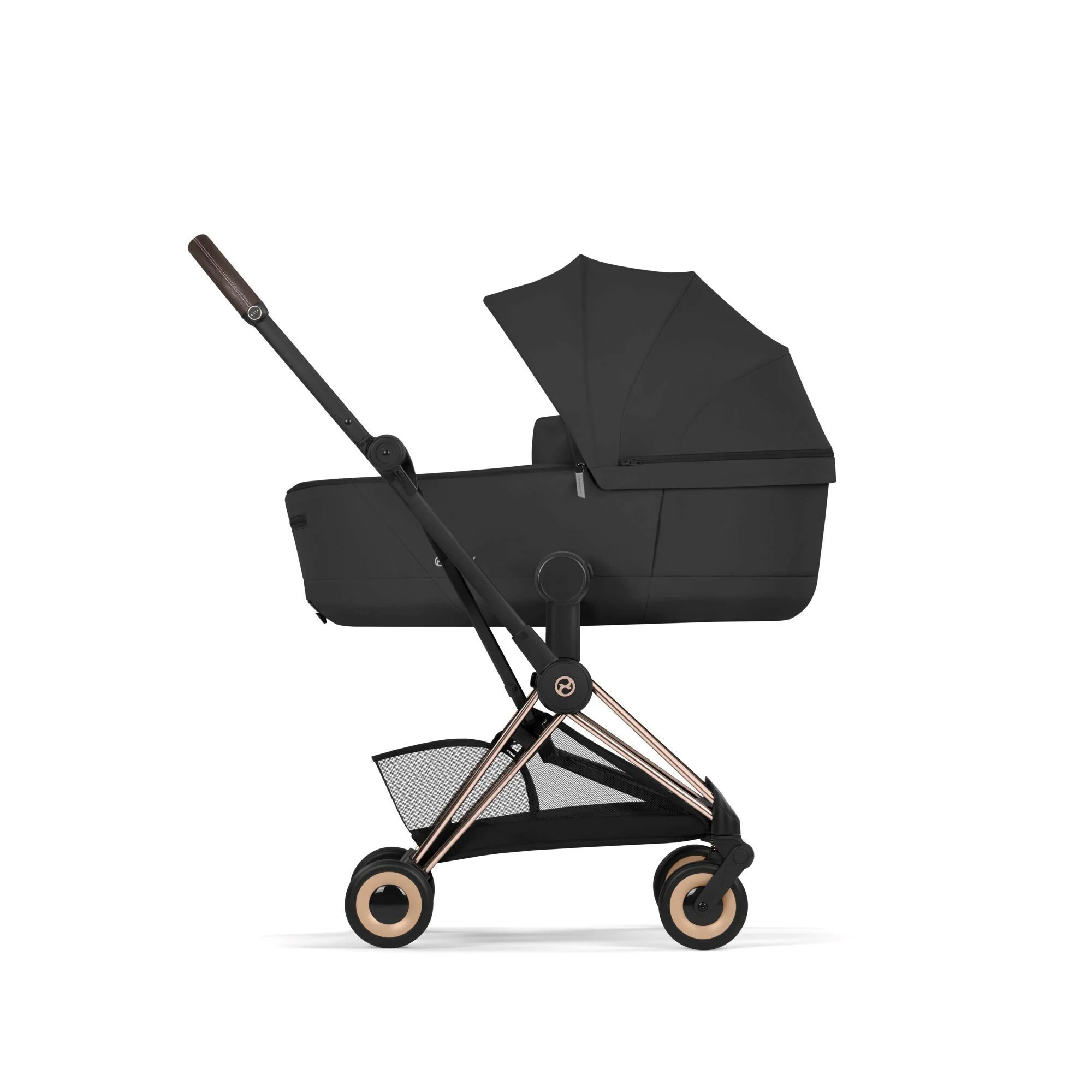 Коляска 2 в 1 Cybex Coya Rosegold Sepia Black 2026 foto