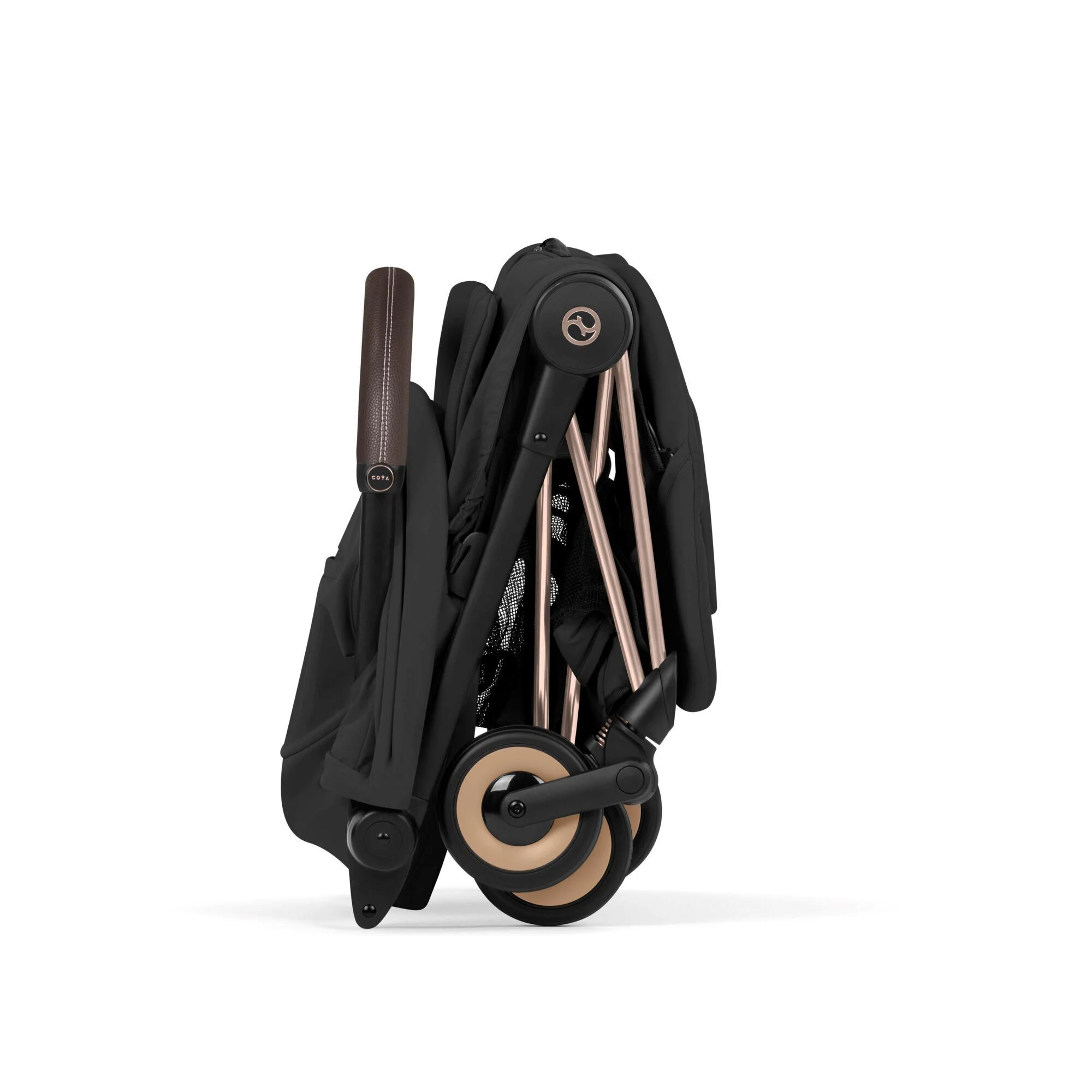 Коляска 2 в 1 Cybex Coya Rosegold Sepia Black 2026 foto
