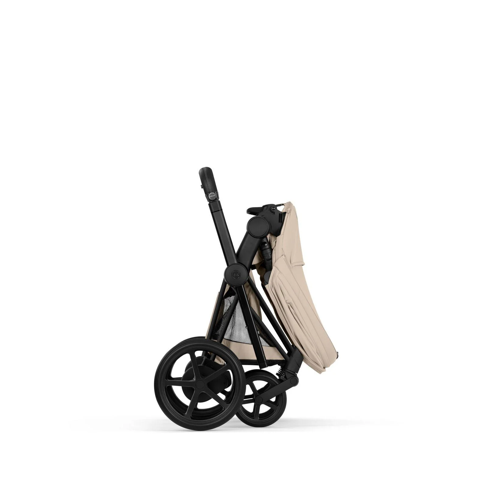 Коляска 2 в 1 Cybex e-Priam Matt Black Cozy Beige 2026 foto