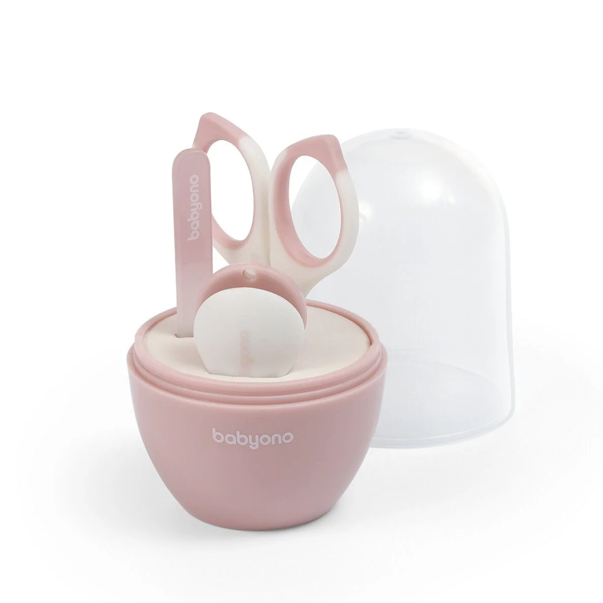 Набор для маникюра в футляре BabyOno Pink, 3 шт. foto