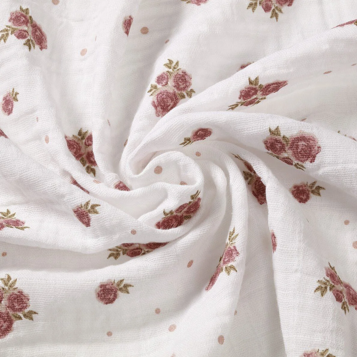 Супермягкие муслиновые пелёнки BabyOno Pink, 3 шт. foto
