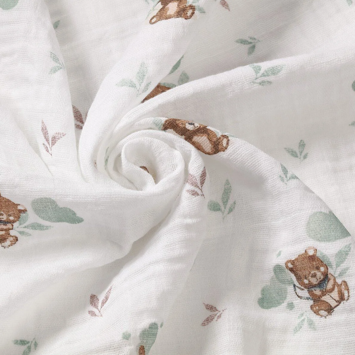 Супермягкие муслиновые пелёнки BabyOno Beige, 3 шт. foto