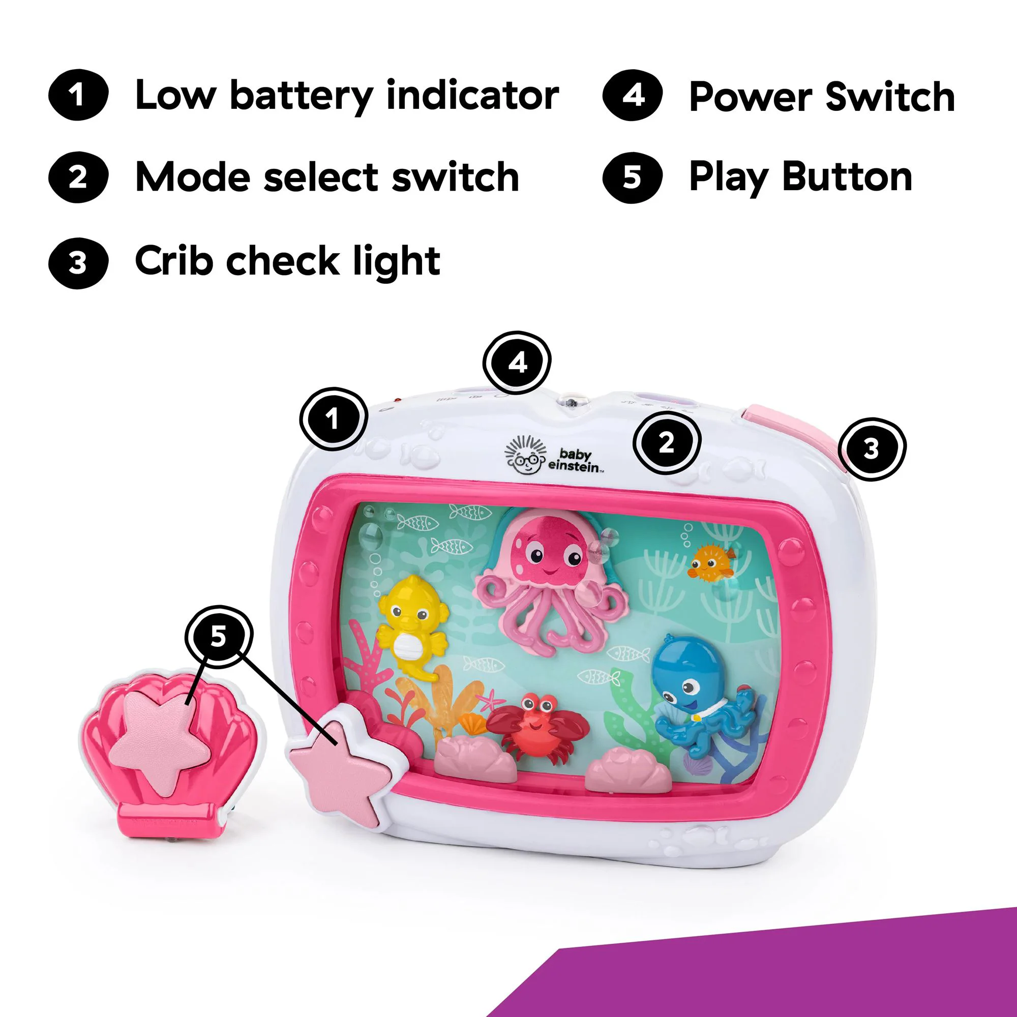 Музыкальная игрушка для кроватки Baby Einstein Sea Dreams foto