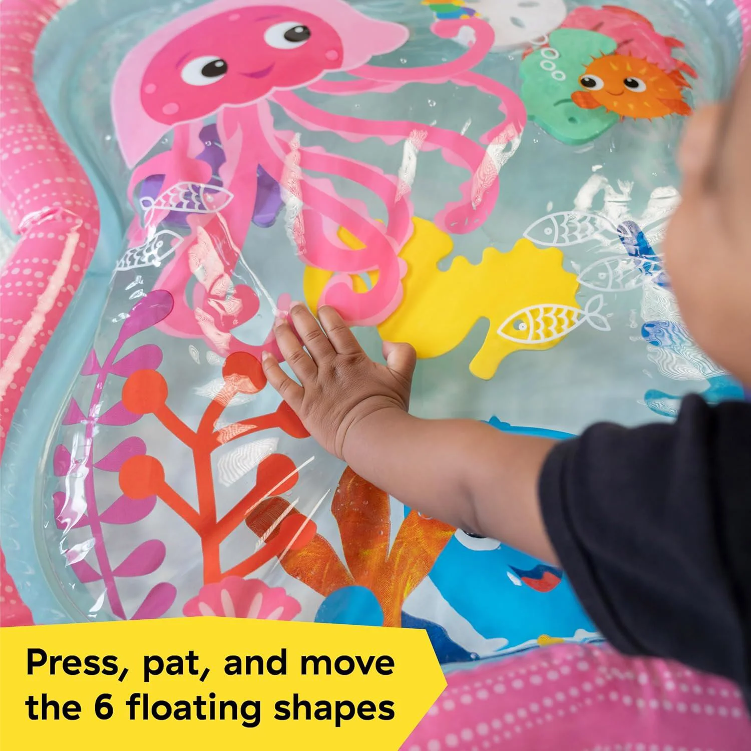 Covoras de joaca cu apa Baby Einstein Ocean Explorers Jiggling Janet foto