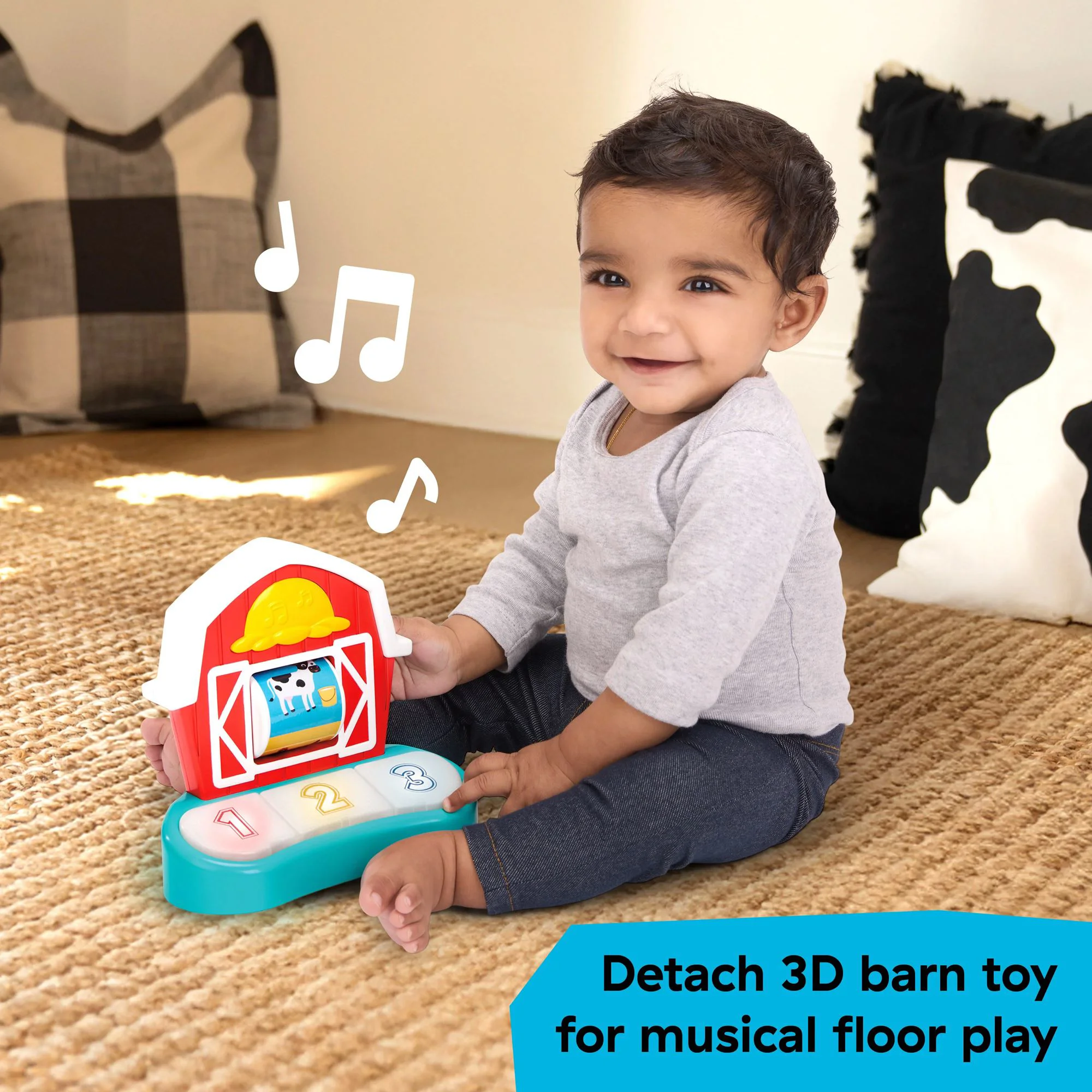 Centru de activitati 2 in 1 Baby Einstein Farm Explorers foto