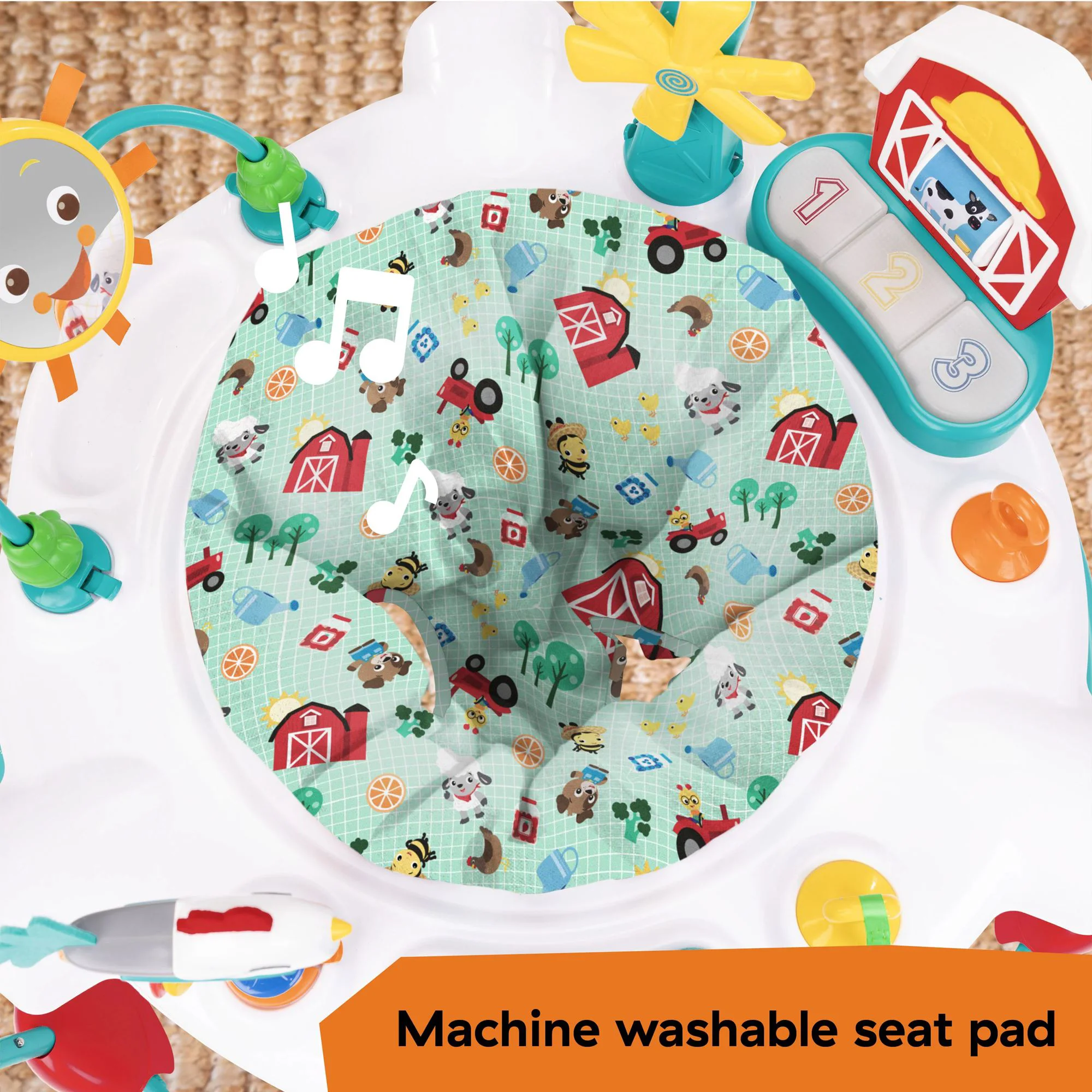 Centru de activitati 2 in 1 Baby Einstein Farm Explorers foto