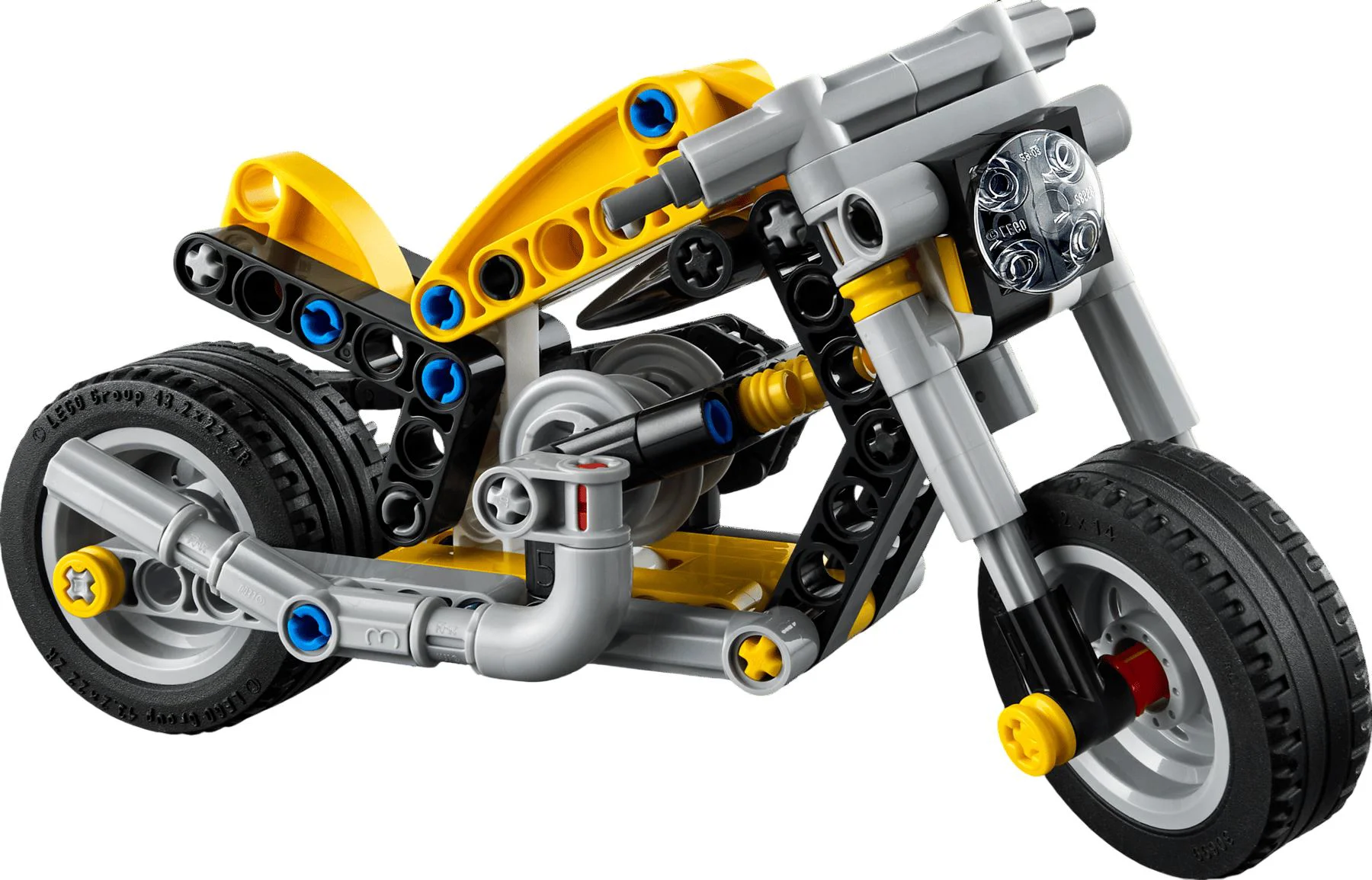 LEGO Technic - Жёлтый мотоцикл foto