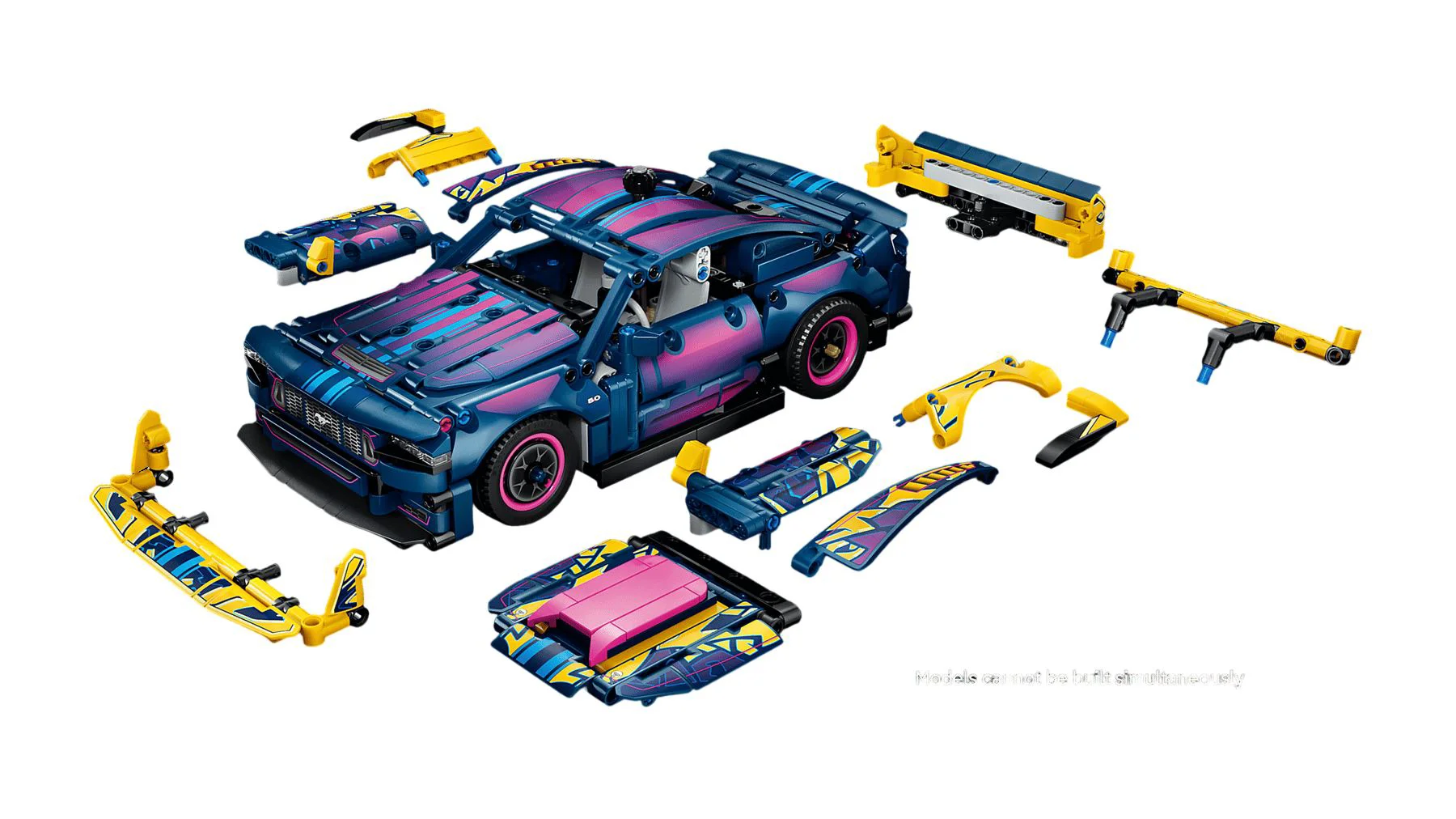 LEGO Technic - Custom Garage Ford Mustang GT foto