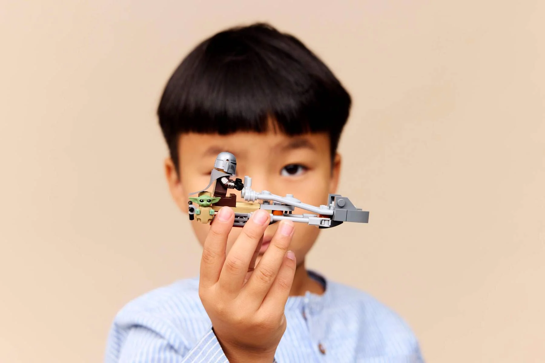 LEGO Star Wars - The Mandalorian & Grogu's Speeder Bike foto