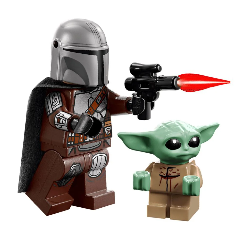 LEGO Star Wars - The Mandalorian & Grogu's Speeder Bike foto