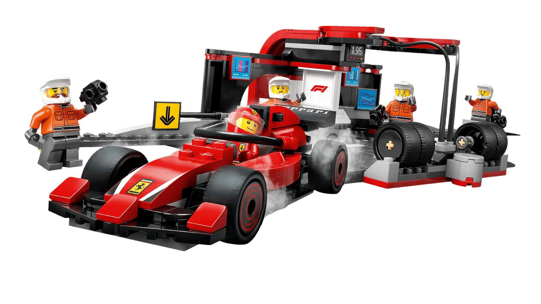 LEGO City - Пит-стоп F1 с командой и автомобилем Ferrari foto