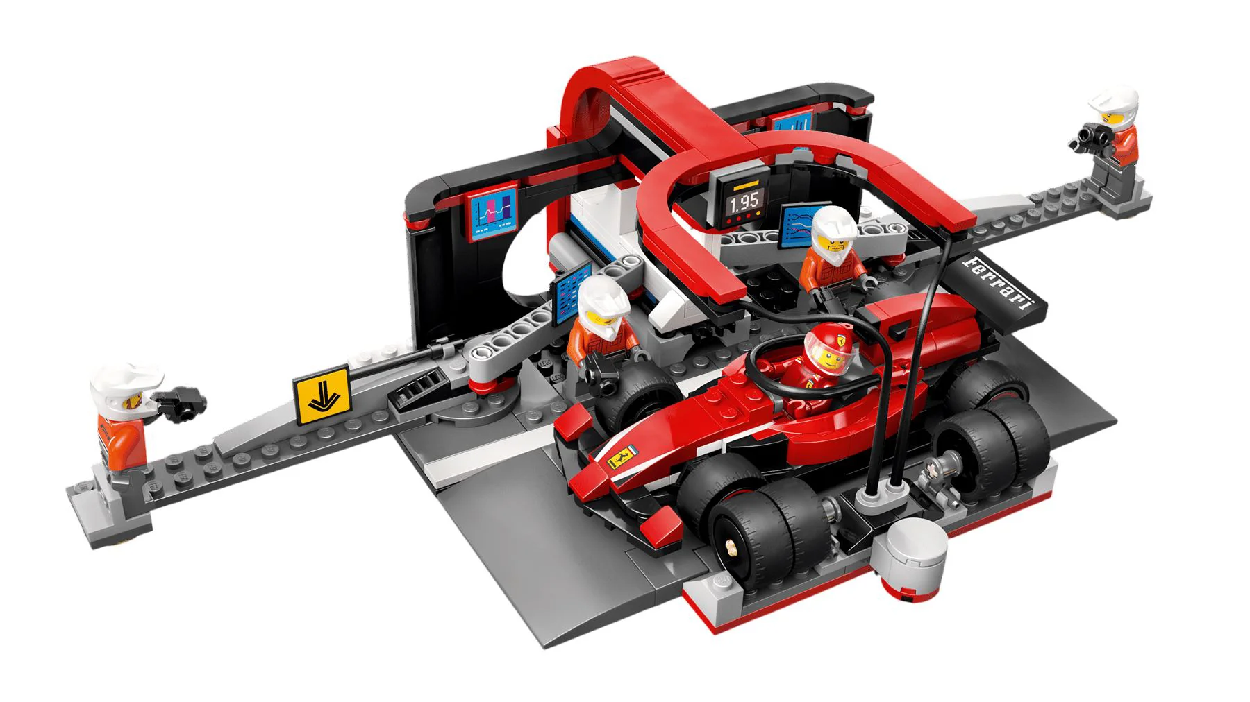 LEGO City - Пит-стоп F1 с командой и автомобилем Ferrari foto