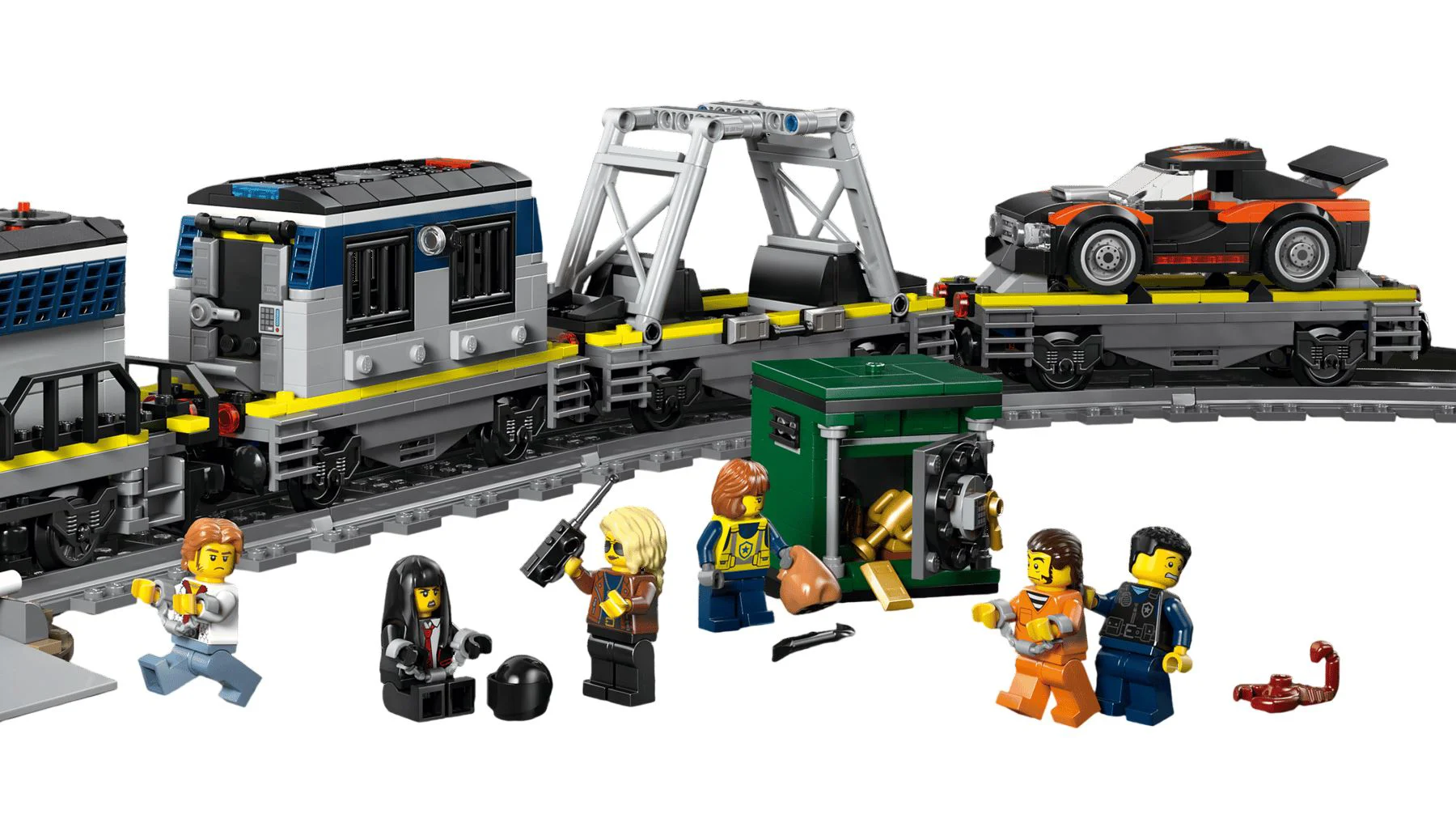 LEGO City - Jaf in Trenul Politiei foto