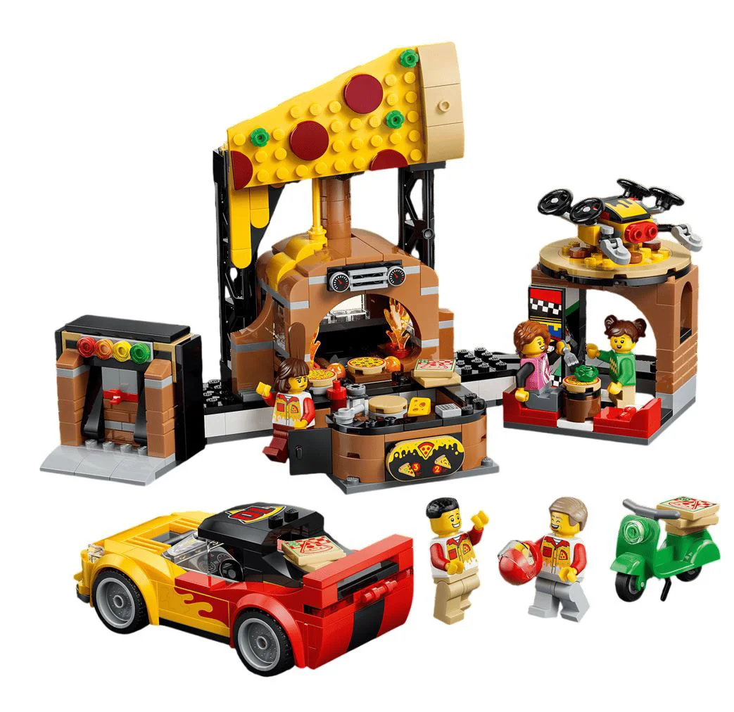 LEGO City - Доставка пиццы с транспортом foto