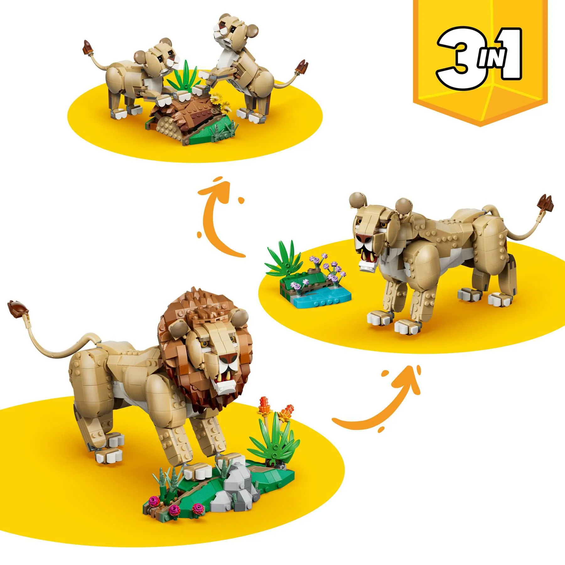 LEGO Creator - Дикие животные: Величественный лев foto