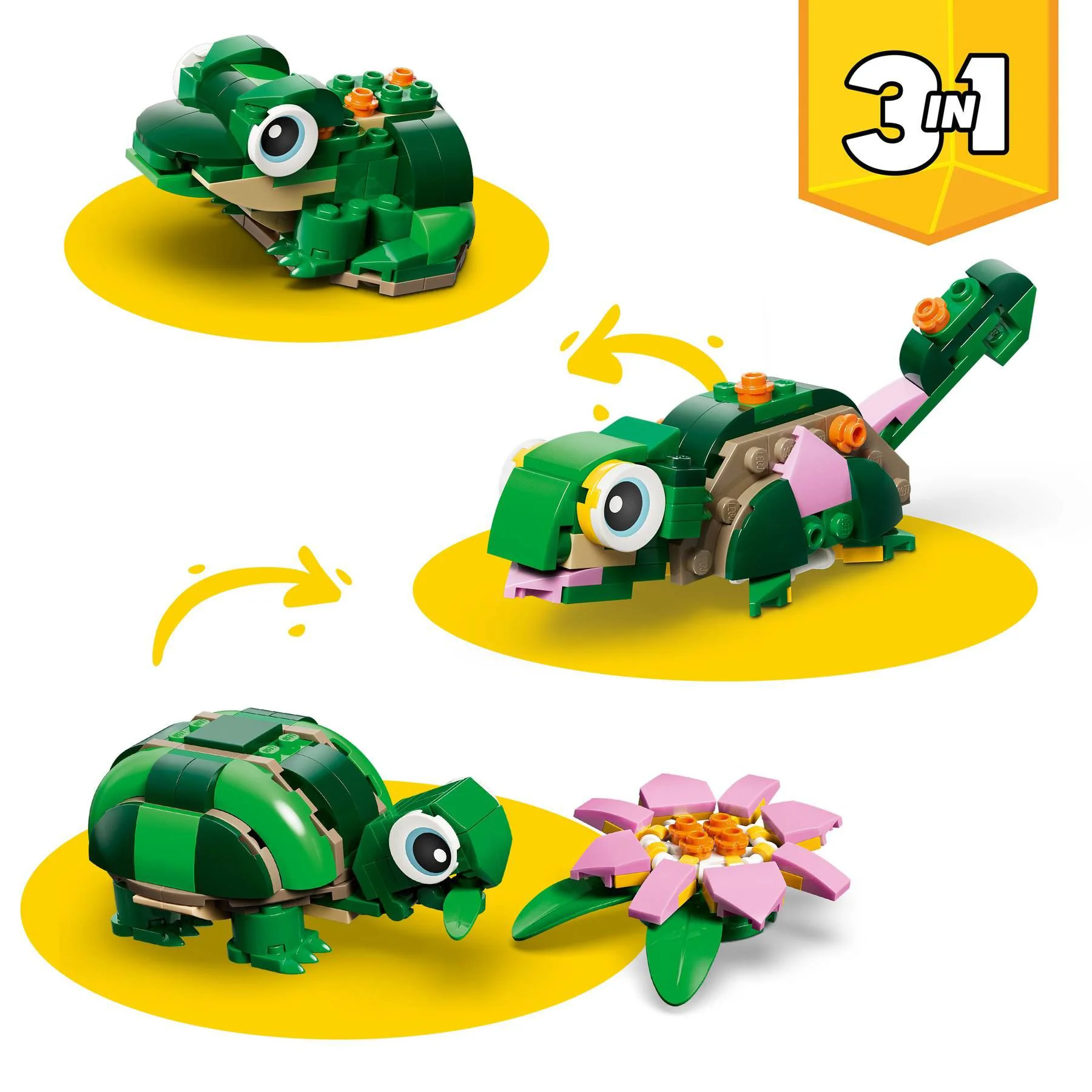 LEGO Creator - Broasca Testoasa cu Floare de Nufar foto